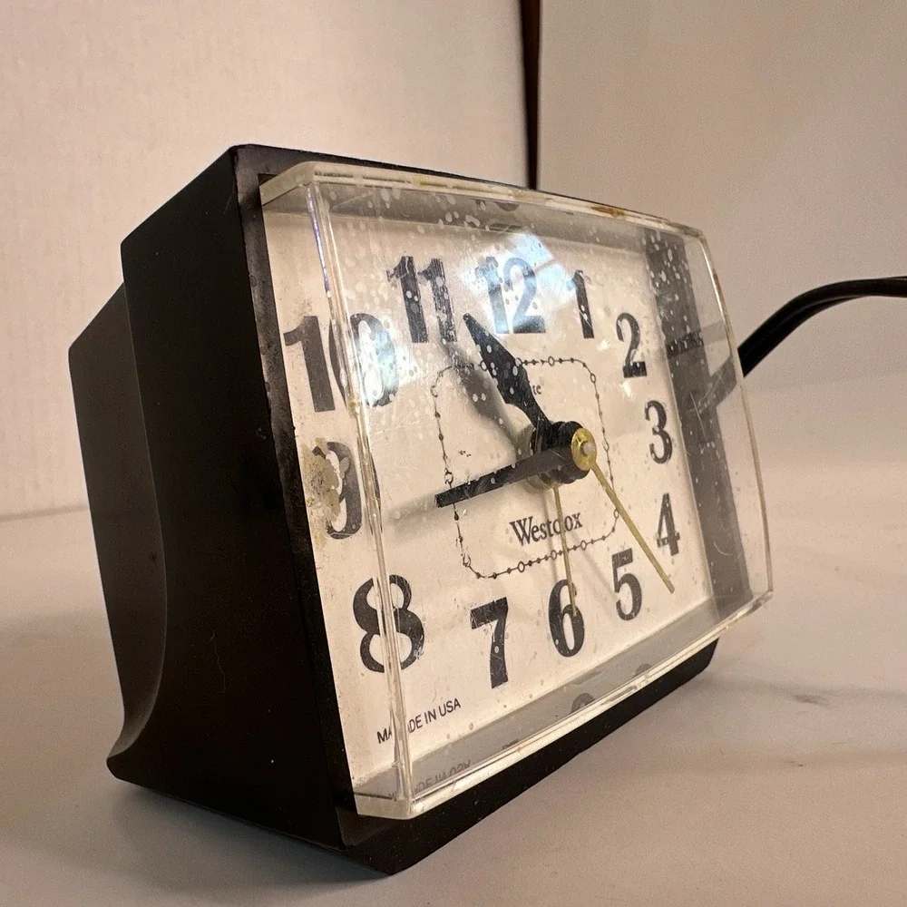 Vintage Westclox‎ Dialite Electric Alarm Clock Model 22090-22540 USA TESTED
